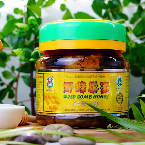 蜂蜜卓津野蜂巢蜜蜜巢包邮