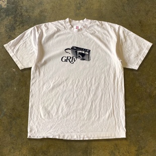 王有病工作室 220G轻薄高织不透！oldschool数码复古相机短袖T恤