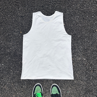 纯色背心街拍潮流百搭学生砍袖 夏季 背心 重磅260G 王有病工作室