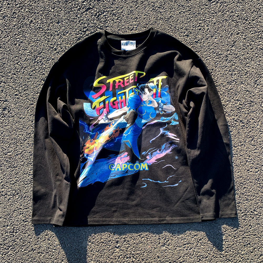 王有病工作室!百元品质实拍!Street Bully Spring Day春日长袖t恤