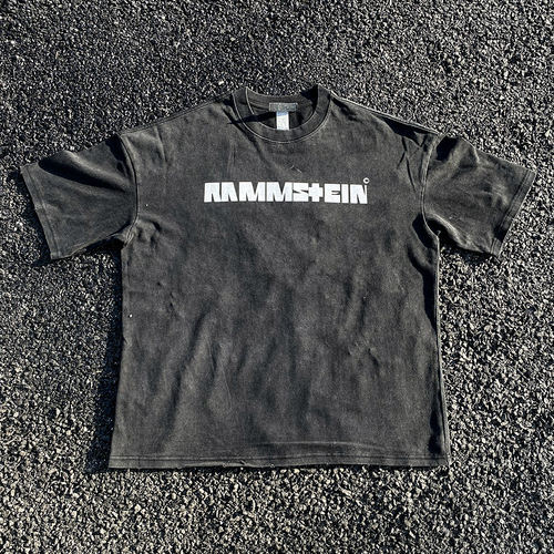 王有病十年老店！百元品质实拍 Rammstein德国战车嘻哈短袖T恤