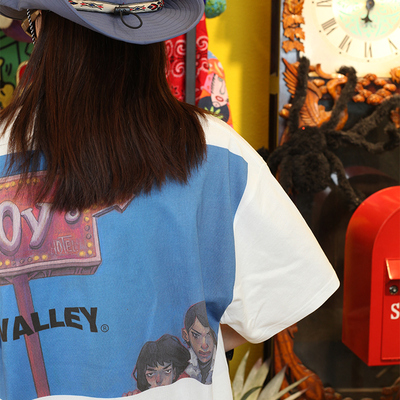 短袖潮流青年时尚宽松