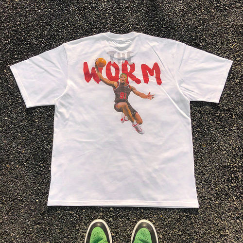 王有病工作室 重磅260G！Slam Dunk Dennis Rodman罗德曼短袖t恤