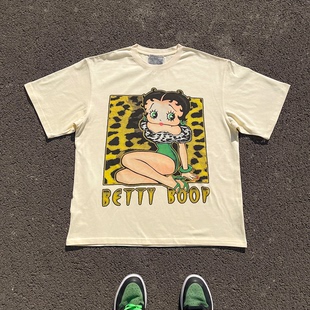 短袖 王有病工作室 te男女情侣装 辣妹亚比贝蒂Betty T恤 重磅260G