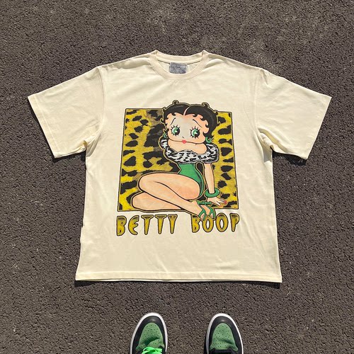 王有病工作室 重磅260G！辣妹亚比贝蒂Betty te男女情侣装短袖T恤