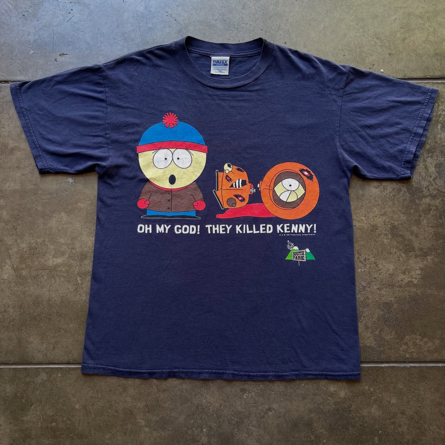 王有病工作室 220G 透气正肩版！可爱动漫南方公园情侣装短袖T恤