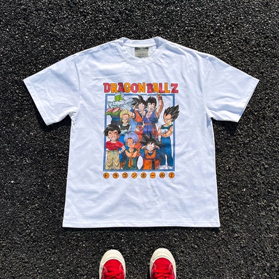 王有病工作室 重磅260G！DragonBall七龙珠周边tee短袖t恤情侣装