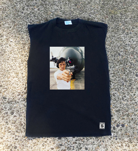 240G重磅 t男女款 嘻哈背心加大码 无袖 复古上衣 砍袖 王有病工作室