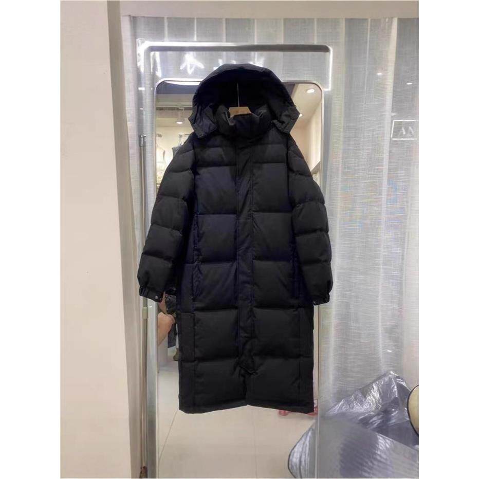 中戏羽绒服男女情侣长款