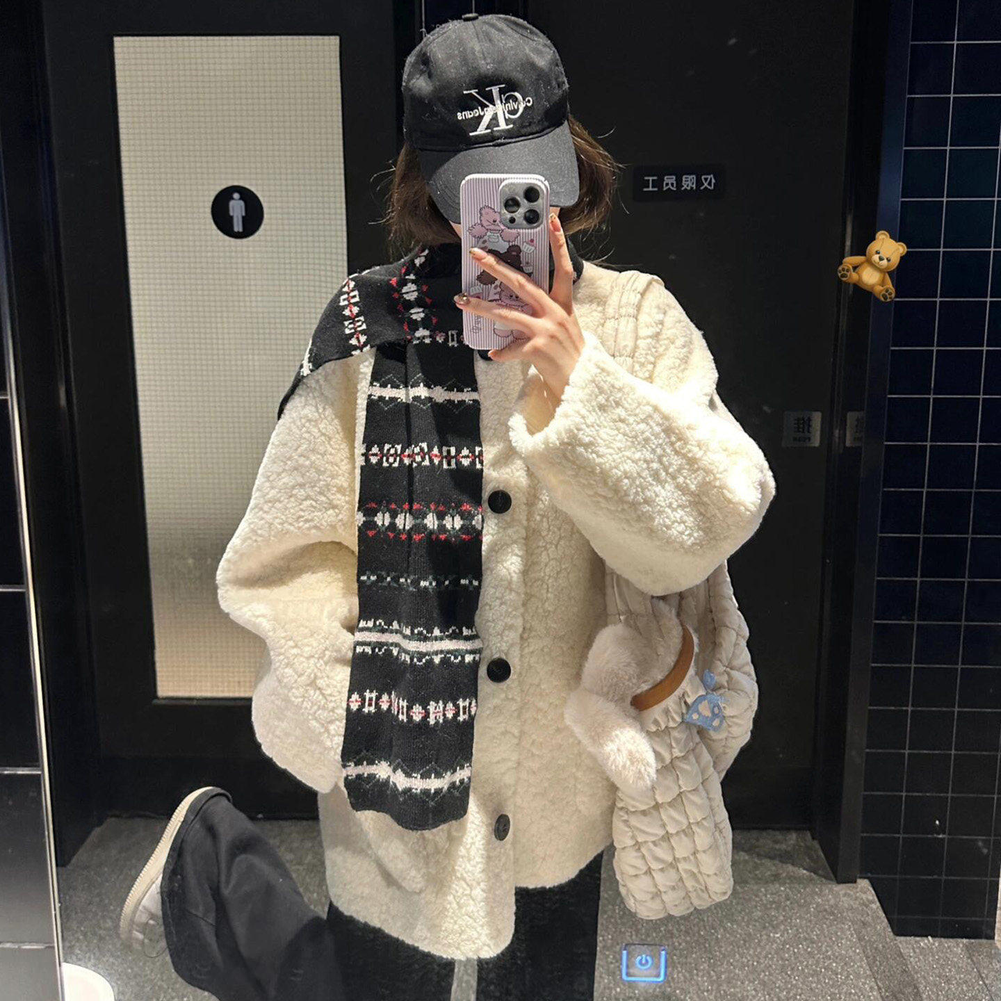 今韩系羊羔毛外套女秋冬