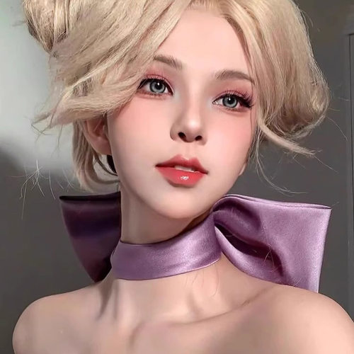 汤姆梦中情猫大号蝴蝶结发夹脖子颈链女朋友cos项链假发抓夹头饰
