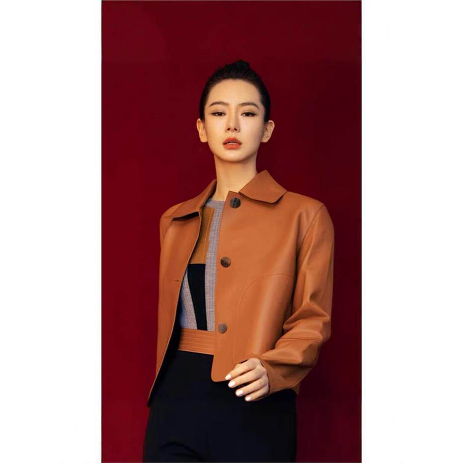 春秋冬季女士皮衣外套女短款气质简约显瘦夹克