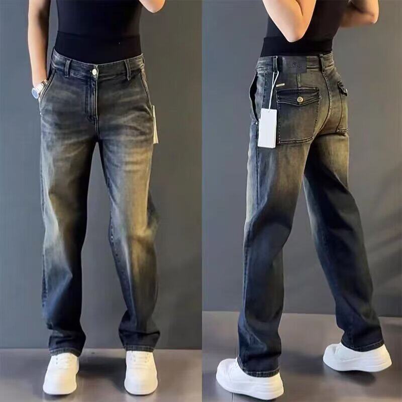 秋冬款高奢潮牌百搭牛仔