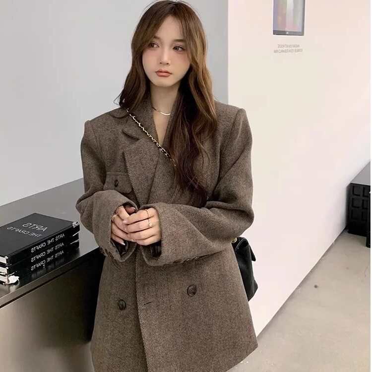 原版面料真口袋美拉德秋
