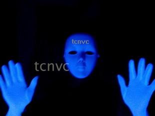 画皮 手影舞 荧光表演 舞台黑光灯专用 鬼怪面具