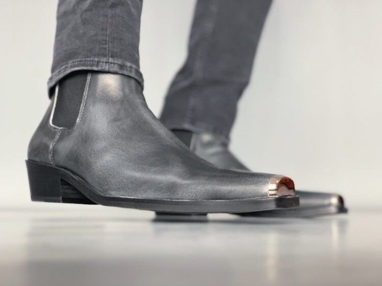 Chelsea Boots for Men: 2025 Stylish Shiny Leather - Taobao product photo 2