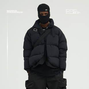 门襟拼接羽绒服 2021AW西装 COC CUBE