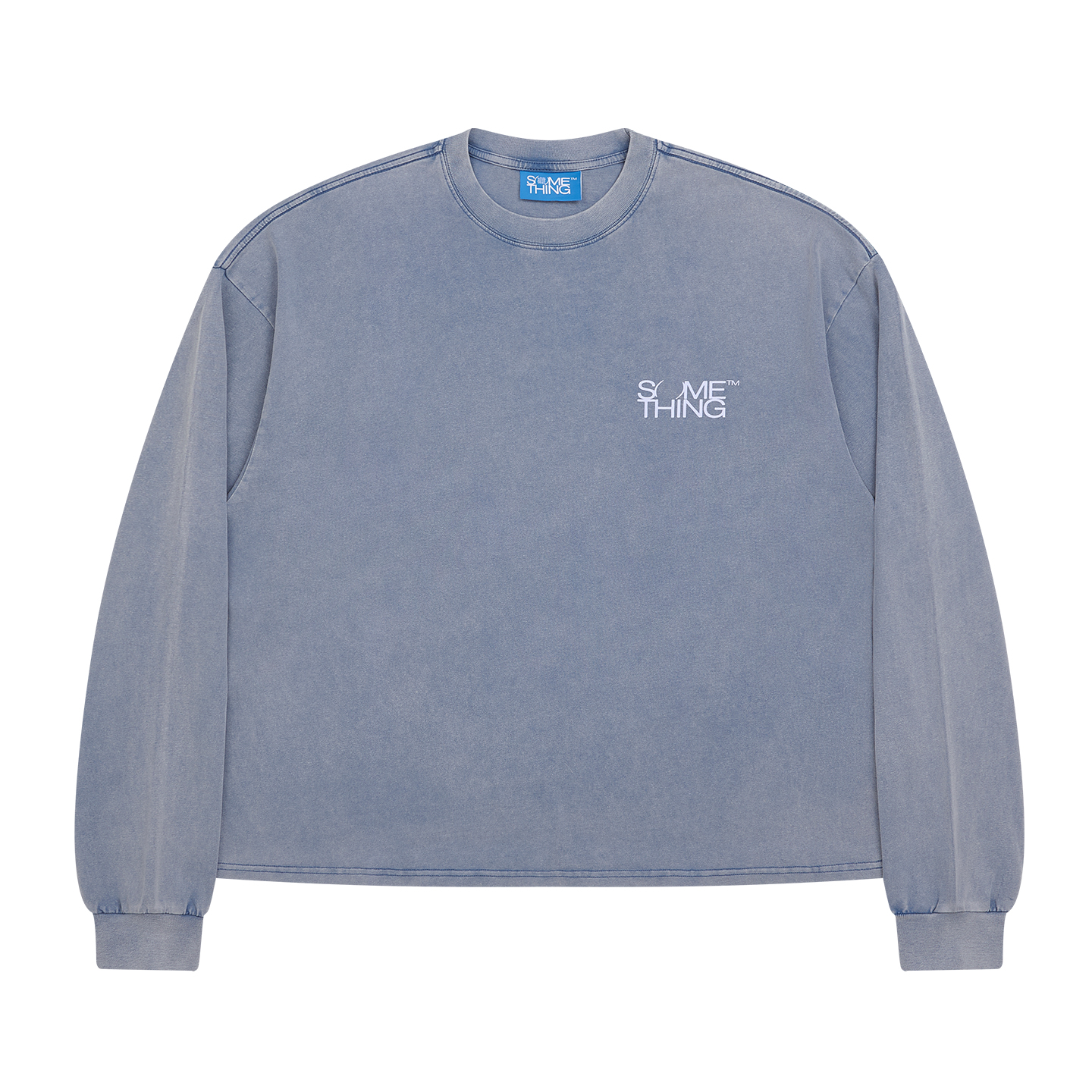 SOMETHING印花LOGO印花T恤