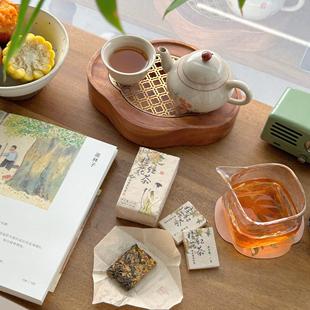 桂花红茶鲜花窨制小饼茶浓香型小方砖方便茶包茶砖云南滇红