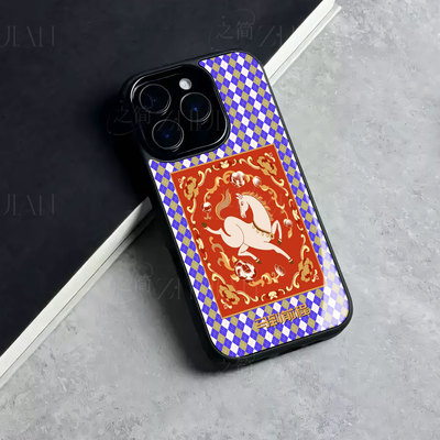 苹果17promax马到前程玻璃手机壳马年新年祝福有钱适用苹果华为VIVOY300TVIVOX200S红米K80PRO畅享80PRO