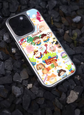 玩具生日电镀玻璃黑框磨砂手机壳适用苹果iphone17promax华为VIVOX200PROMINI华为PURA80PROPLUSOPPORENO12OP