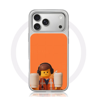 乐高工人玩偶大孔黑框玻璃磨砂磁吸碳纤纹手机壳适用苹果iphone17promax华为小米15PROP80PRO小众个性MATE50P