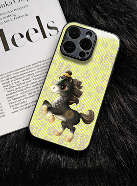 苹果17promax马年玻璃手机壳马年新年祝福有钱适用苹果华为小米MIX4OPPOK12XP80PROVIVOS30PROMINI