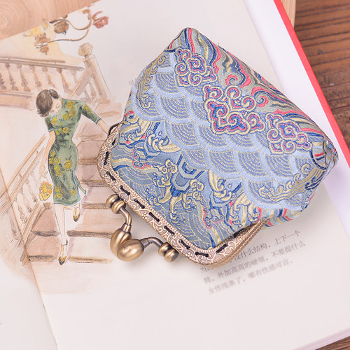 原创手工定制中国风钥匙袋零钱包