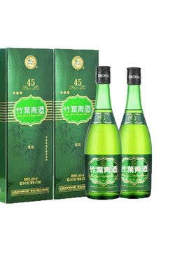 汾酒竹叶青酒45度牧童礼盒475ml*2瓶山西杏花村酒