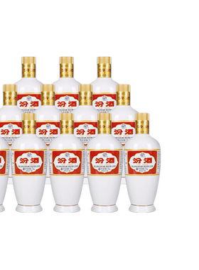 汾酒53度出口瓷汾 250ml*12瓶 山西杏花村清香型国产白酒