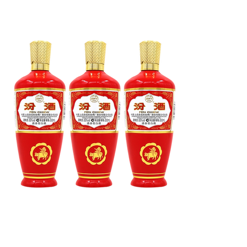 2019年红汾500ml*3瓶杏花村汾酒