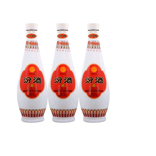 3瓶 乳玻 乳白汾酒475ml 汾酒48度 山西杏花村清香型国产白酒