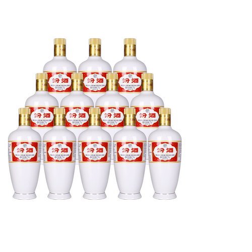 汾酒12瓶整箱瓷瓶53度