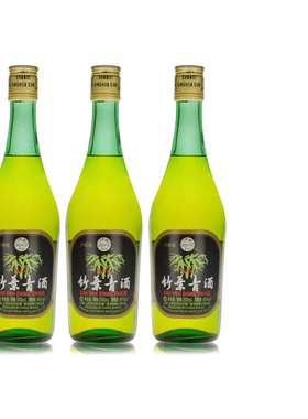 2018-2019年竹叶青酒45度玻璃瓶500ml*3瓶山西杏花村汾酒露酒白酒