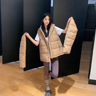 袖子可拆卸 B家同款羽绒棉服宽松韩版2025新款外套女冬季棉衣棉服