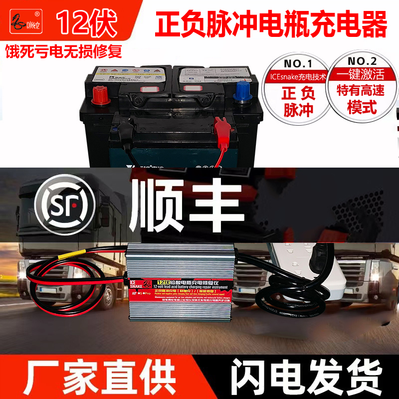 通用汽车摩托车电瓶修复充电器