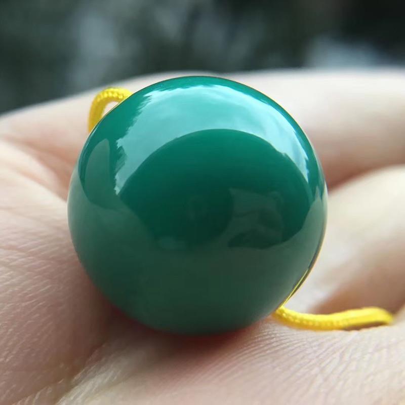 吉祥】绿松石圆珠散珠高瓷蓝手串老型单珠桶珠回纹珠配饰