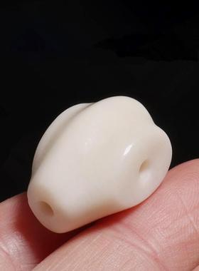 鹿角三通鲨鱼背一体碑石佛头三通星月金刚百香籽108手串配饰配件