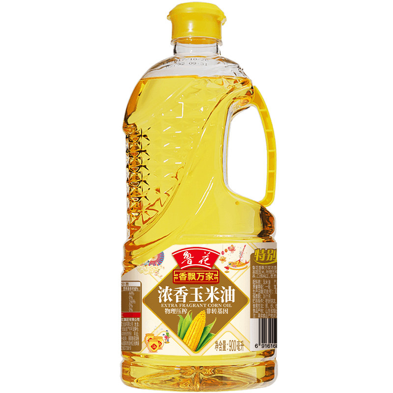 鲁花香飘万家浓香玉米油900ml图片