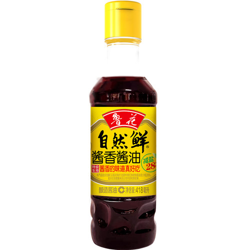 鲁花自然鲜酱香酱油418ml