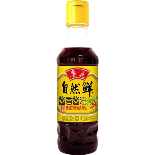 鲁花自然鲜酱香酱油418ml