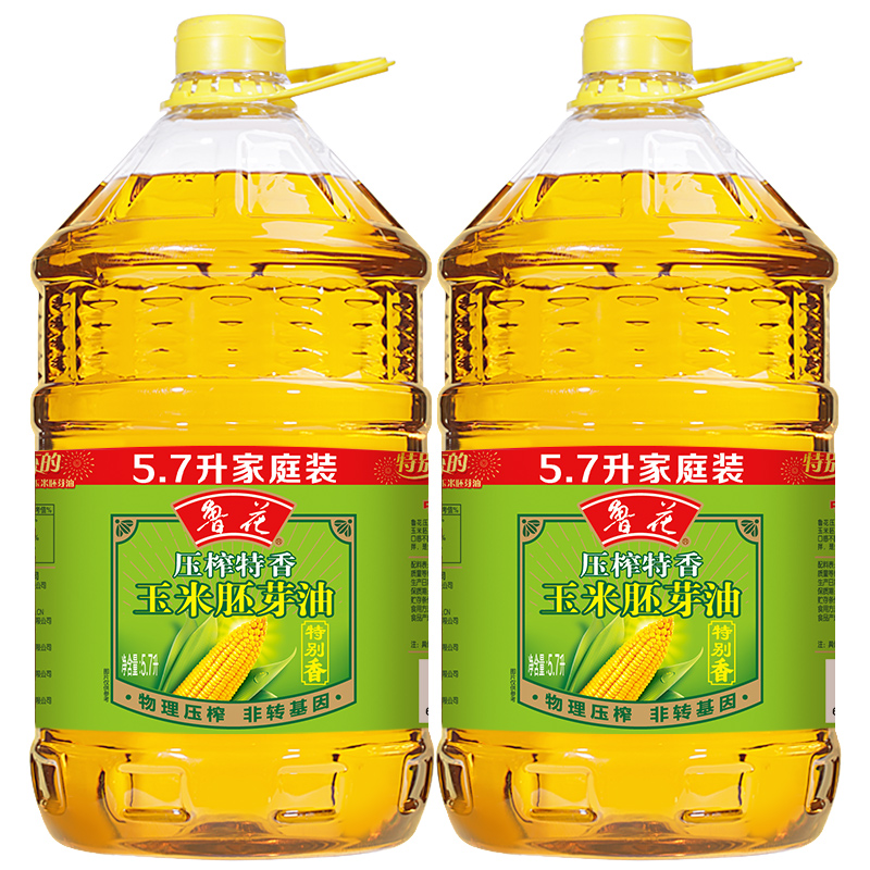 物理压榨玉米胚芽油鲁花