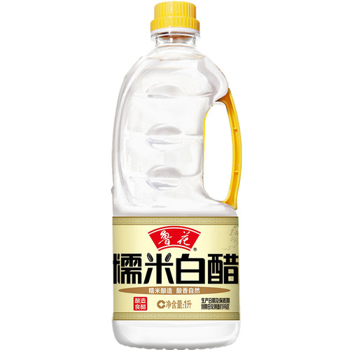 鲁花直销糯米白醋1l酿造调味