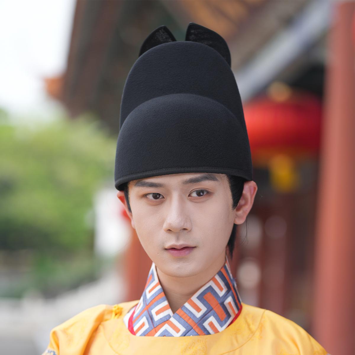 乌衣巷纱翅翼善冠汉服帽子