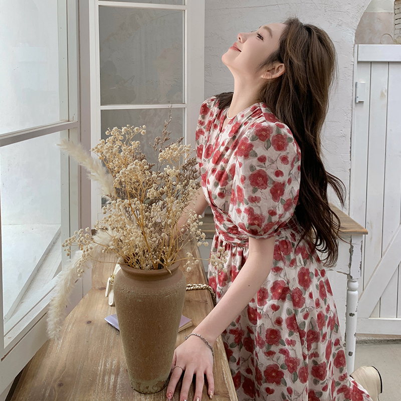 夏季现货碎花连衣裙092-9210P115控168，女装连衣裙，浙宝092