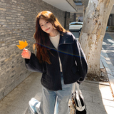 现货092-2539深灰大翻领双面呢P275控418，女装毛呢外套，浙宝092