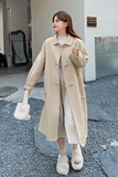 现货新款杏黄大衣092-2236-P325控458，女装毛呢外套，浙宝092