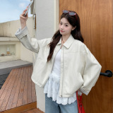 现货蛋白PU皮衣B092-2606-P145-K238，女装短外套，浙宝092