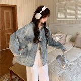 现货092-2605牛仔外套P165控268，女装短外套，浙宝092