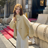 现货092-2540米黄色双面呢P245控368，女装毛呢外套，浙宝092